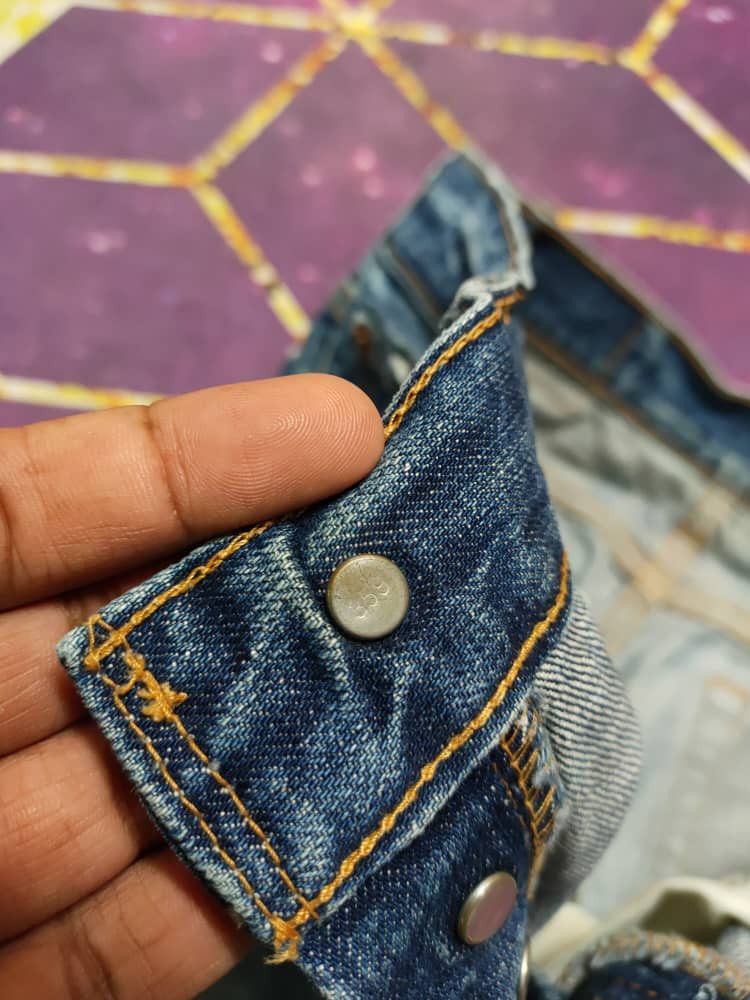 Levi's Vintage Clothing ❎ 90's Vintage Levi's 501 Distressed Denim Size US 28 / EU 44 - 5 Thumbnail