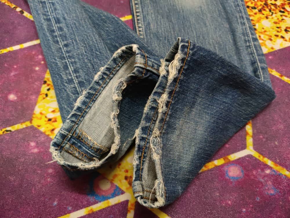 Levi's Vintage Clothing ❎ 90's Vintage Levi's 501 Distressed Denim Size US 28 / EU 44 - 4 Thumbnail