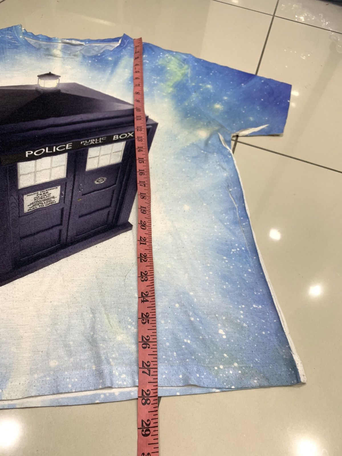 Band Tees × Vintage DR WHO TARDIS PHONE BOOTH OVERPRINT SHIRT Size US XL / EU 56 / 4 - 3 Thumbnail