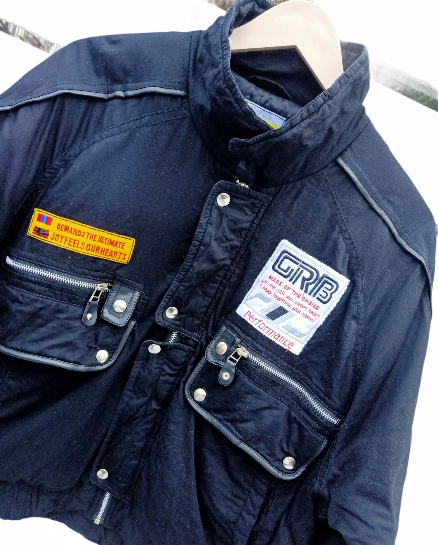 Japanese Brand Motor Club Multipocket Zipper Jacket Size US L / EU 52-54 / 3 - 2 Thumbnail