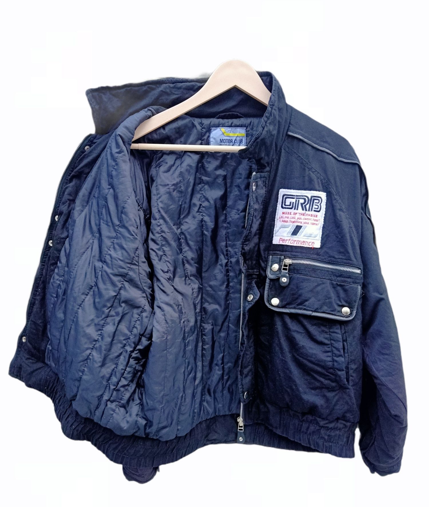 Japanese Brand Motor Club Multipocket Zipper Jacket Size US L / EU 52-54 / 3 - 3 Thumbnail