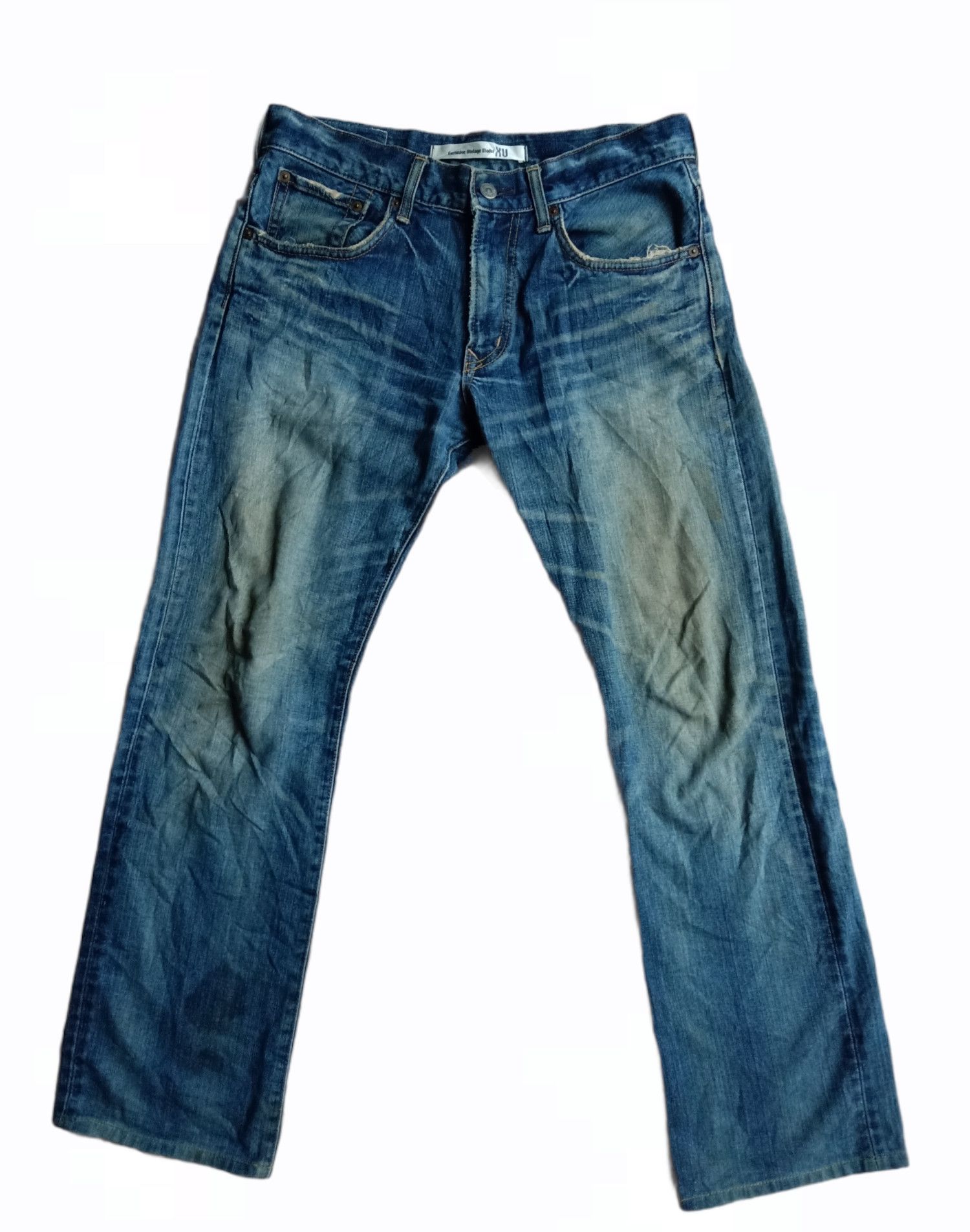 Edwin × Vintage Distress Edwin Jeans Made in Japan Size US 33 - 1 Thumbnail