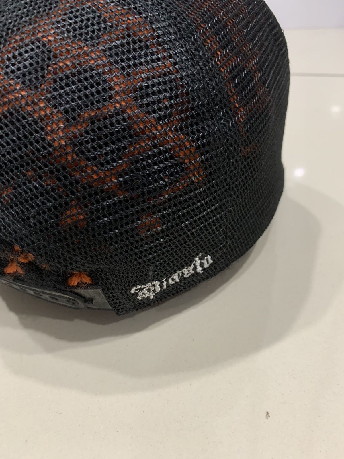 Japanese Brand DIAVLO HEAVEN DISTRESSED LOOKED CAP Size ONE SIZE - 5 Thumbnail