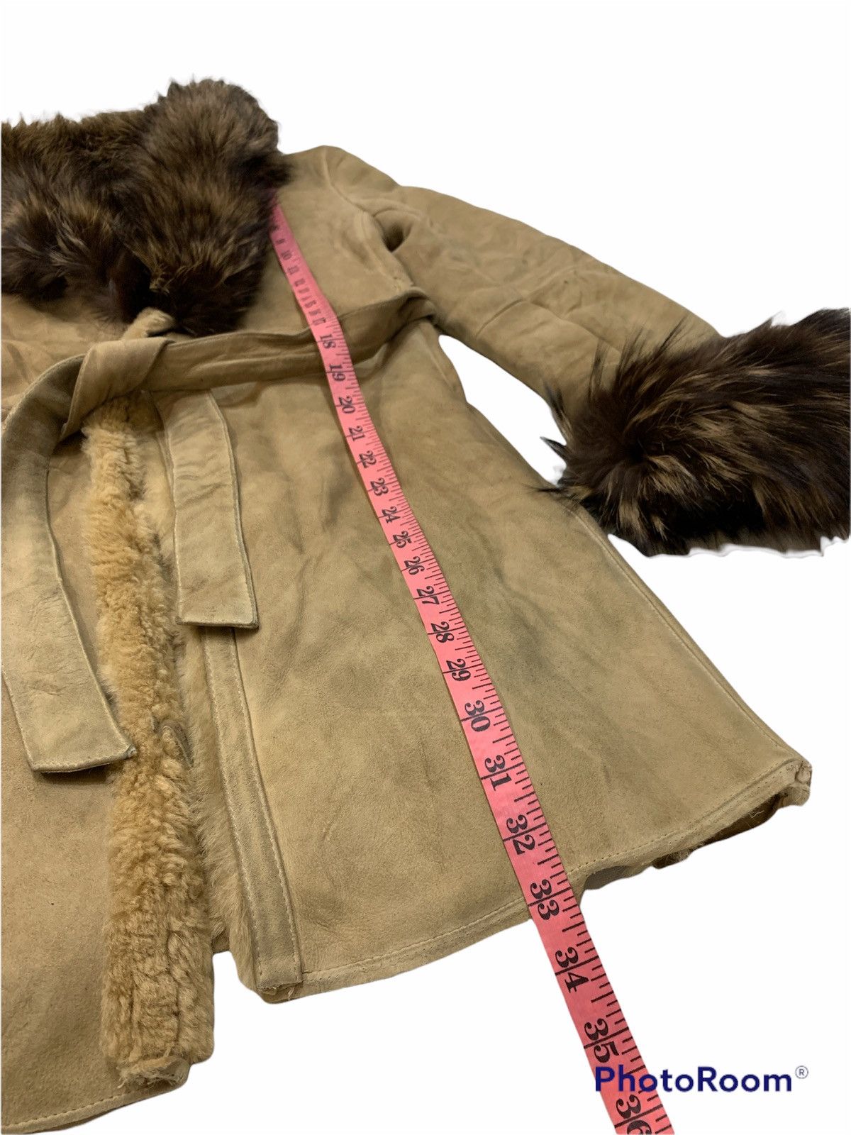 Vintage EUFEMMES FOR FUR SHEEPSKIN LEATHER JACKET COAT Size US S / EU 44-46 / 1 - 3 Thumbnail