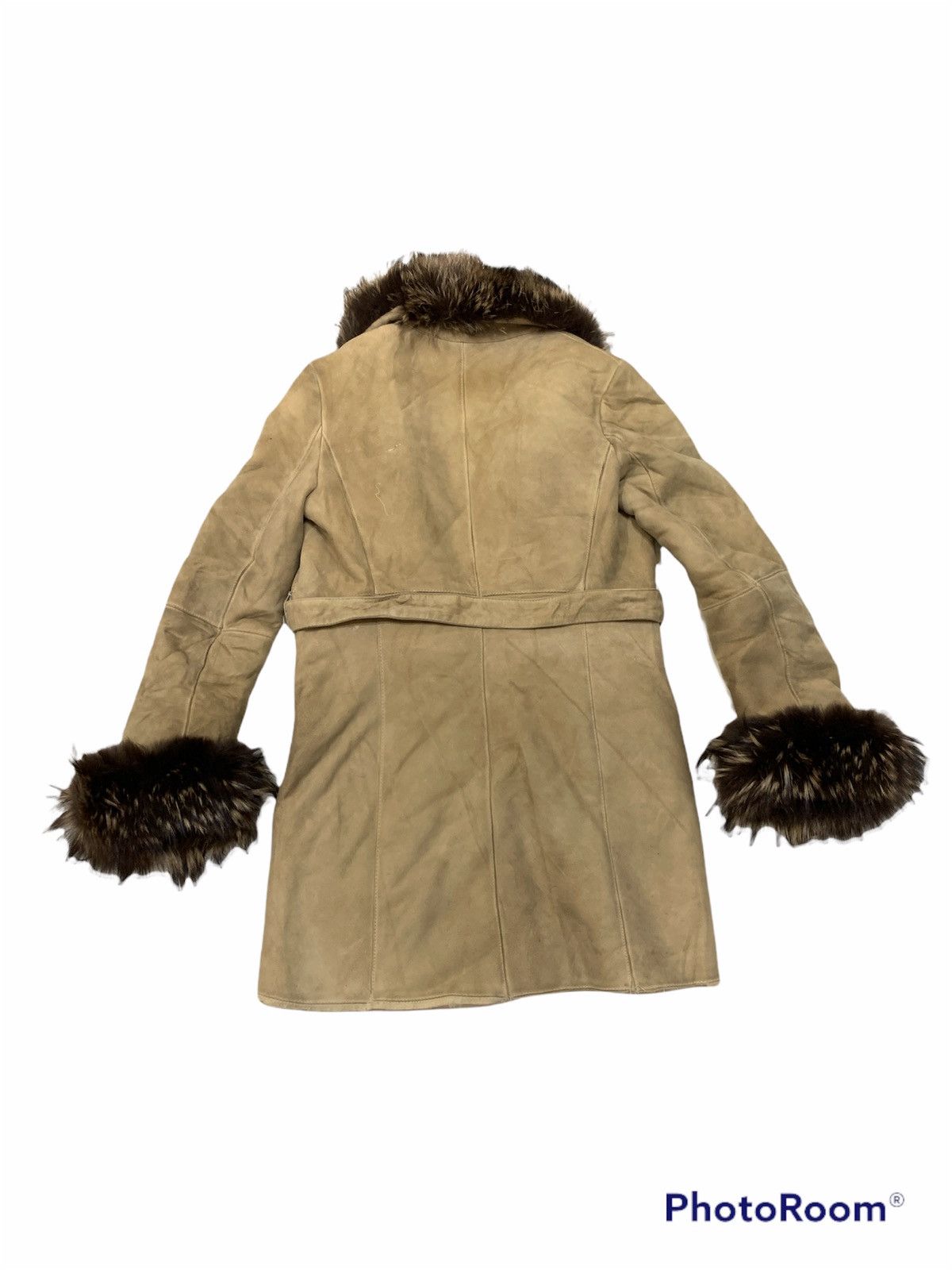 Vintage EUFEMMES FOR FUR SHEEPSKIN LEATHER JACKET COAT Size US S / EU 44-46 / 1 - 2 Thumbnail