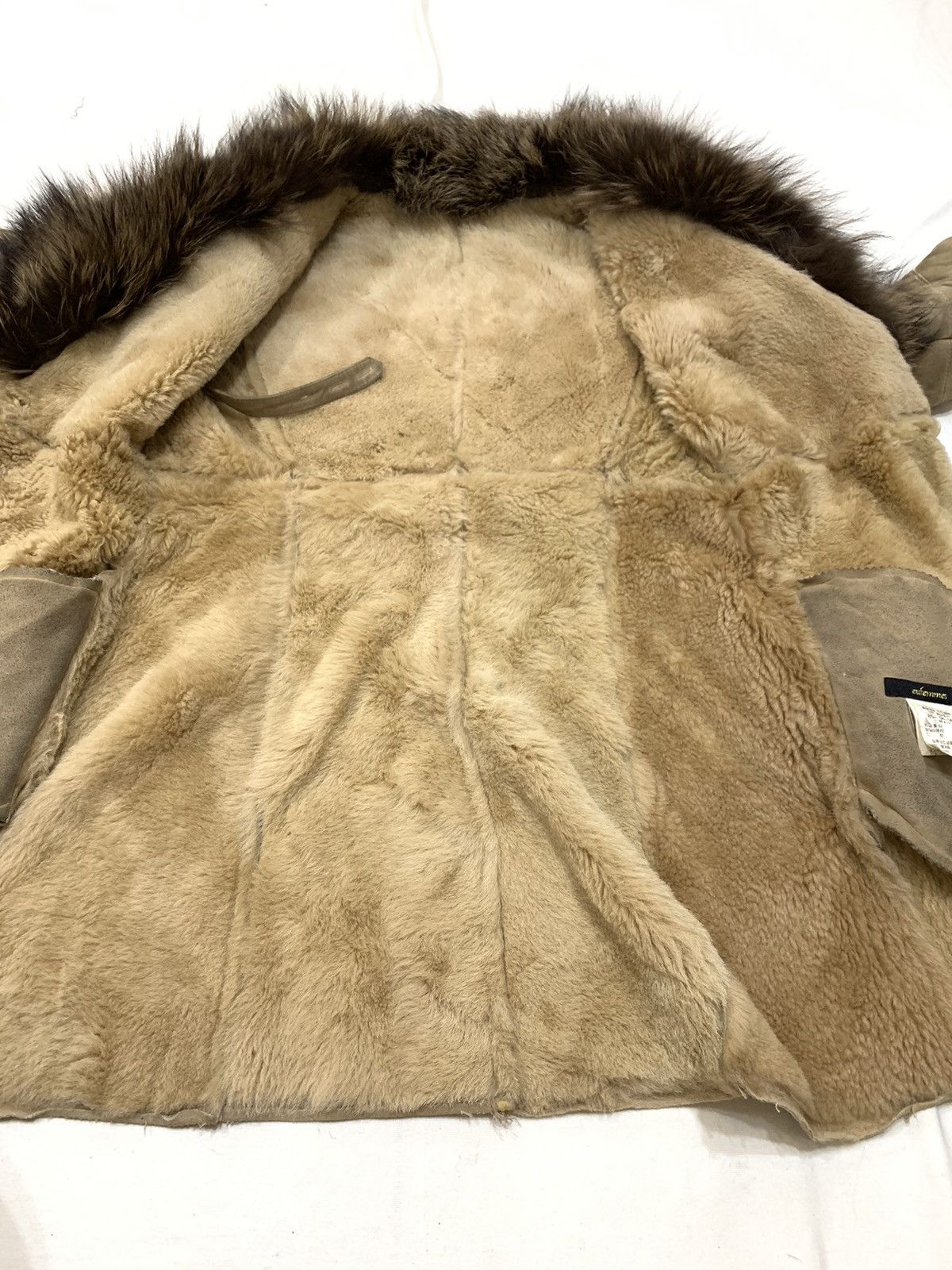 Vintage EUFEMMES FOR FUR SHEEPSKIN LEATHER JACKET COAT Size US S / EU 44-46 / 1 - 9 Thumbnail