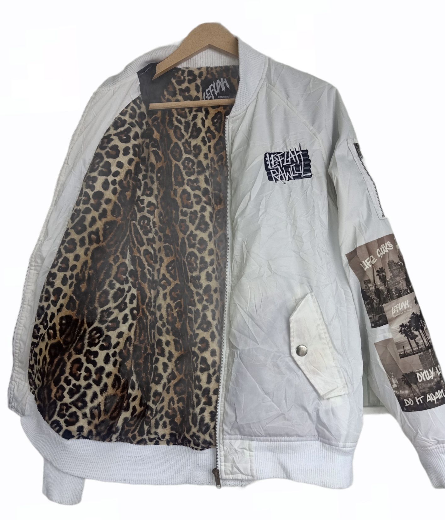 Japanese Brand × Vintage Leflah Bomber Style Jacket Size US M / EU 48-50 / 2 - 1 Thumbnail