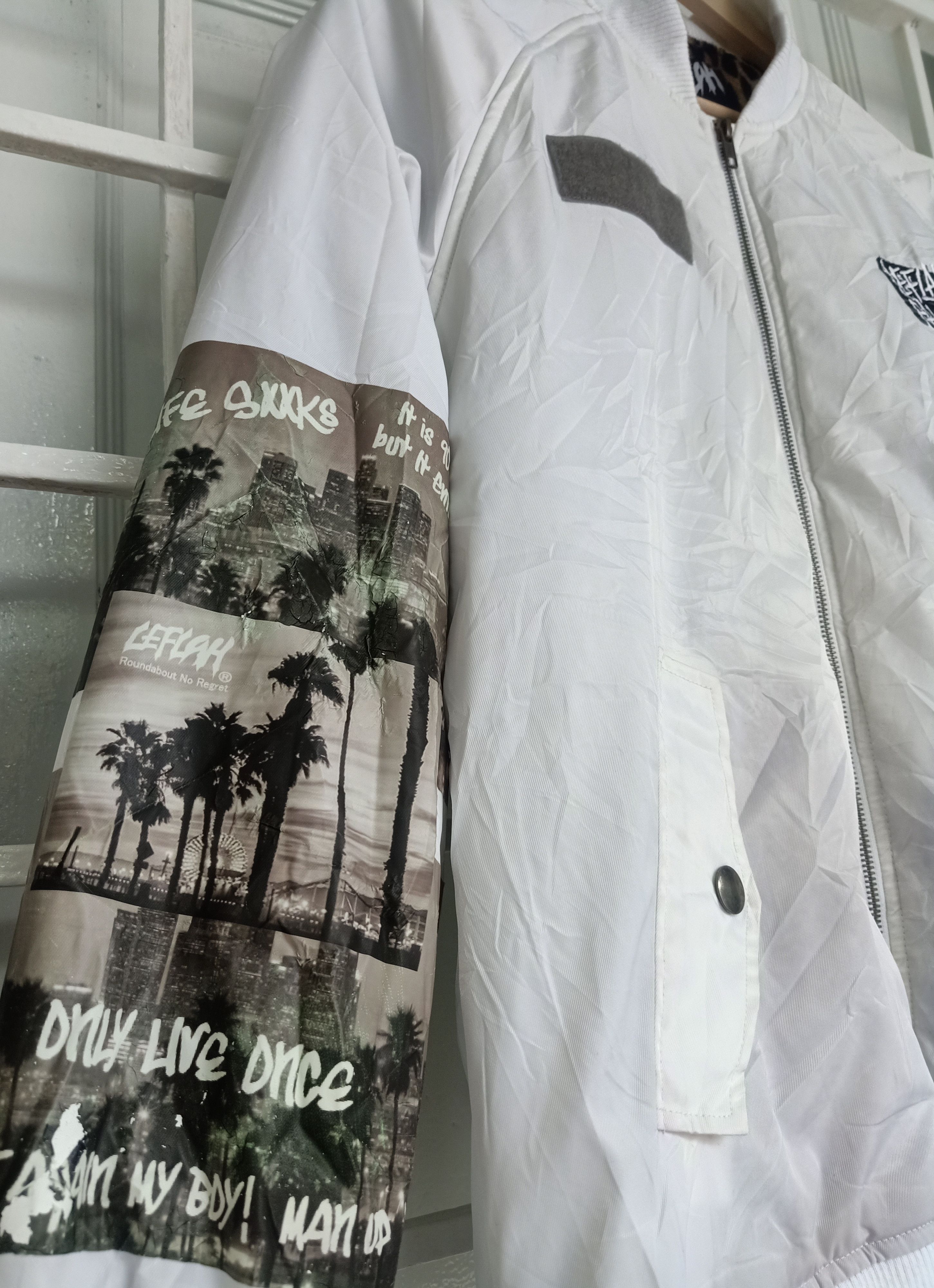 Japanese Brand × Vintage Leflah Bomber Style Jacket Size US M / EU 48-50 / 2 - 3 Thumbnail
