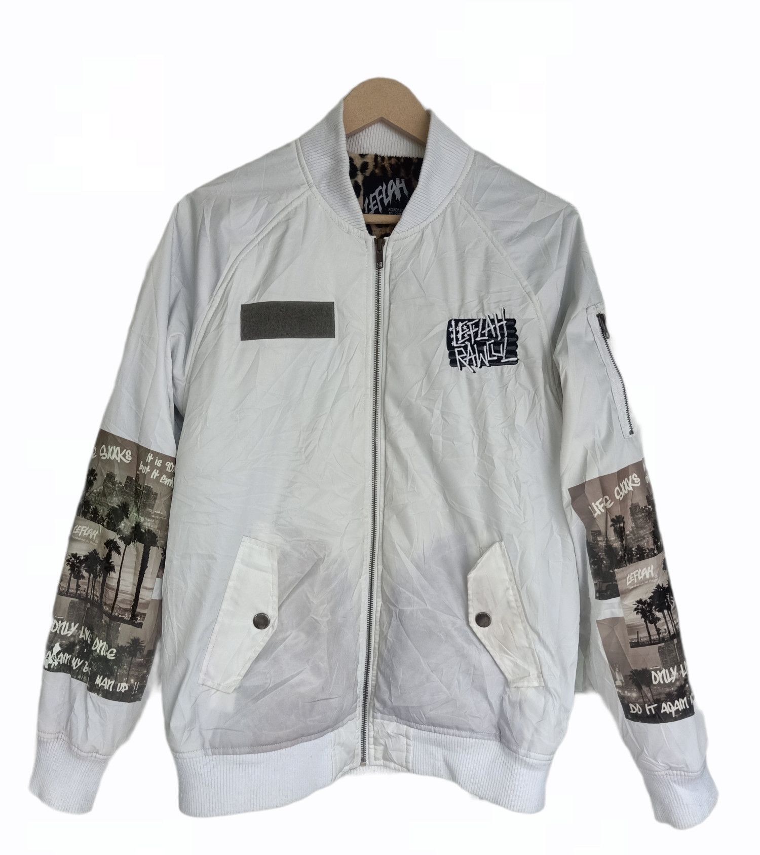 Japanese Brand × Vintage Leflah Bomber Style Jacket Size US M / EU 48-50 / 2 - 2 Thumbnail