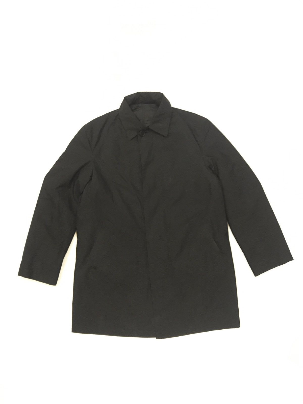 Kansai Yamamoto KANSAI YAMAMOTO Impact Black Long Jacket Trenchcoat Size US M / EU 48-50 / 2 - 2 Thumbnail