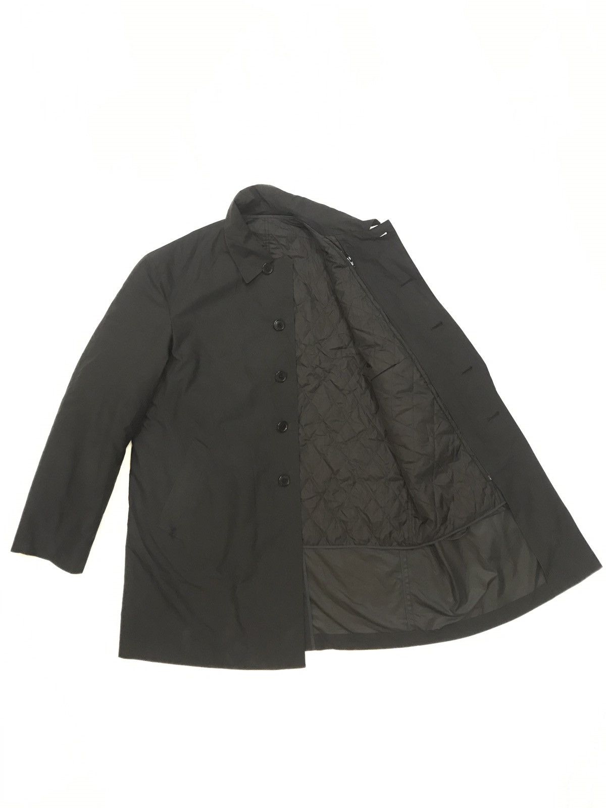 Kansai Yamamoto KANSAI YAMAMOTO Impact Black Long Jacket Trenchcoat Size US M / EU 48-50 / 2 - 1 Thumbnail