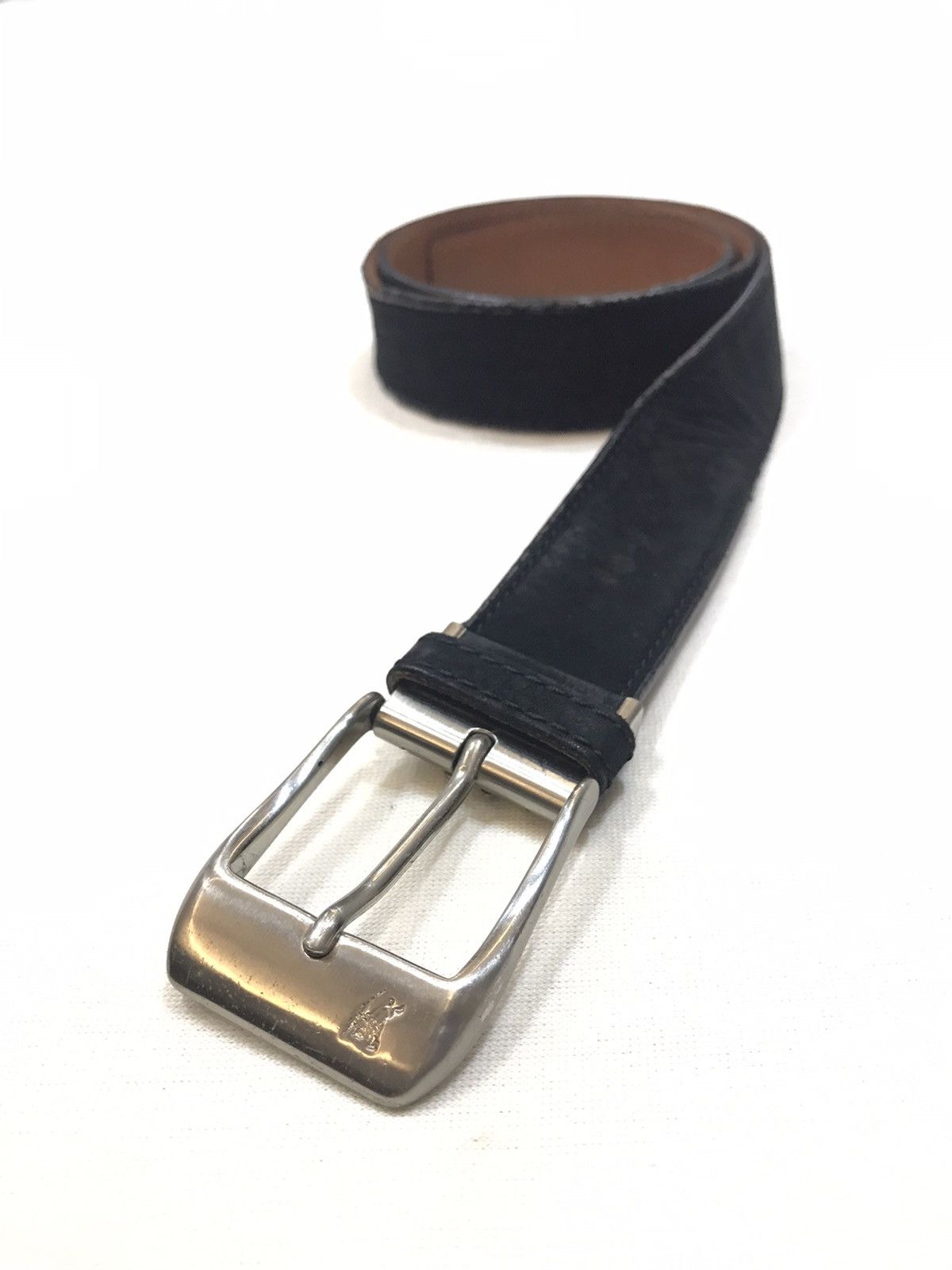 Burberry BURBERRY LONDON SUEDE LEATHER BELT Size 32 - 1 Thumbnail