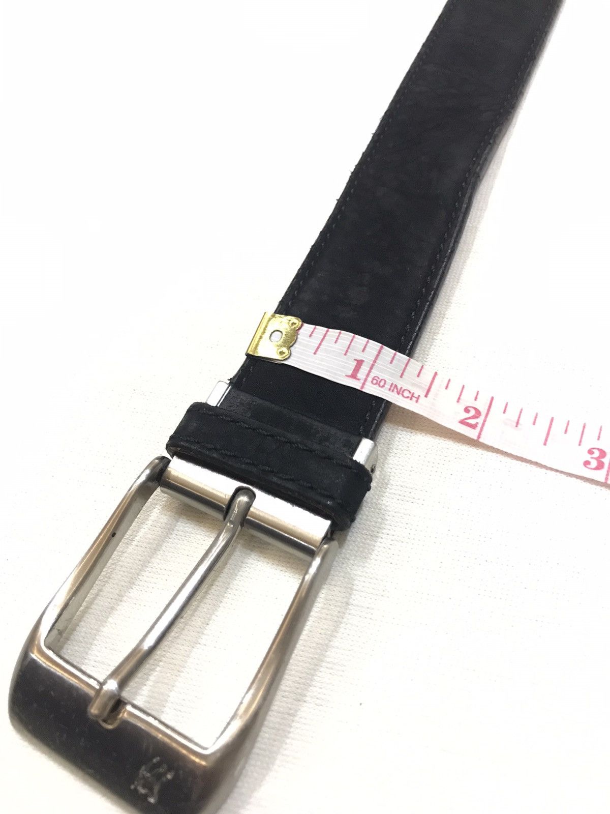 Burberry BURBERRY LONDON SUEDE LEATHER BELT Size 32 - 9 Thumbnail