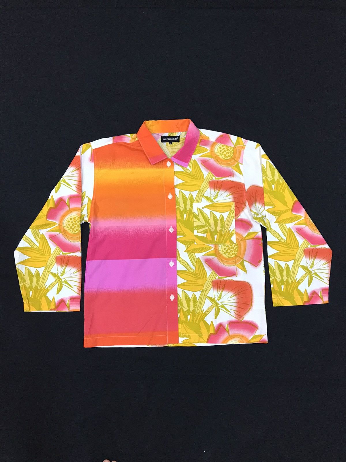 Marimekko MARIMEKKO FLORAL PATTERN BUTTON UP SHIRT MEDIUM Size US M / EU 48-50 / 2 - 1 Thumbnail
