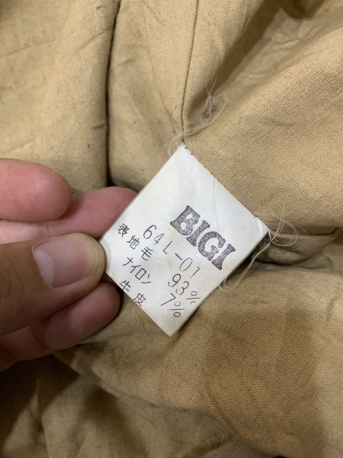 1983 BIGI WOOL LEATHER VARSITY JACKET JAPAN