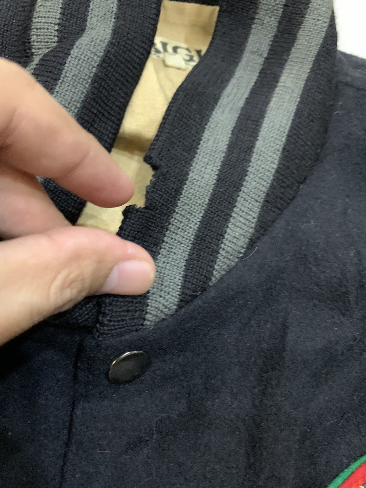 1983 BIGI WOOL LEATHER VARSITY JACKET JAPAN