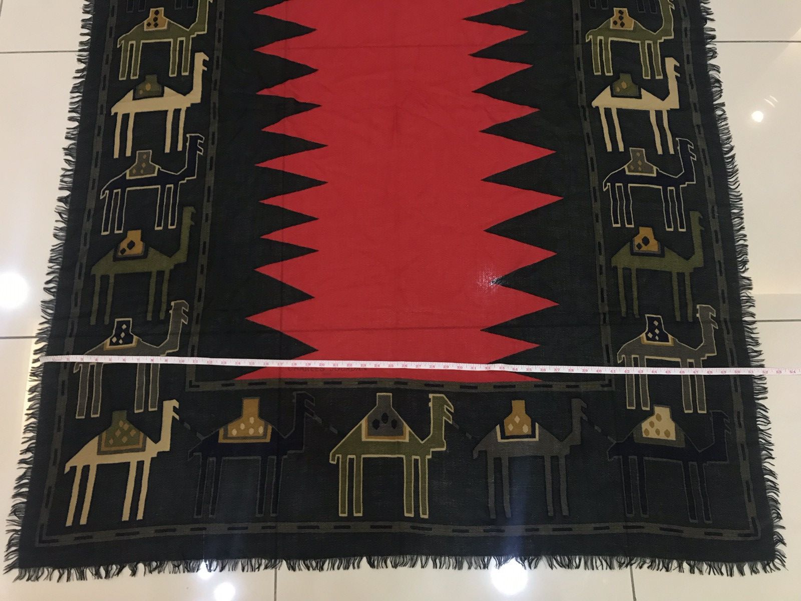 Charles Jourdan Charles Jourdan Paris aztec Print Huge Scarf / Shawl/ Weap Size ONE SIZE - 8 Thumbnail