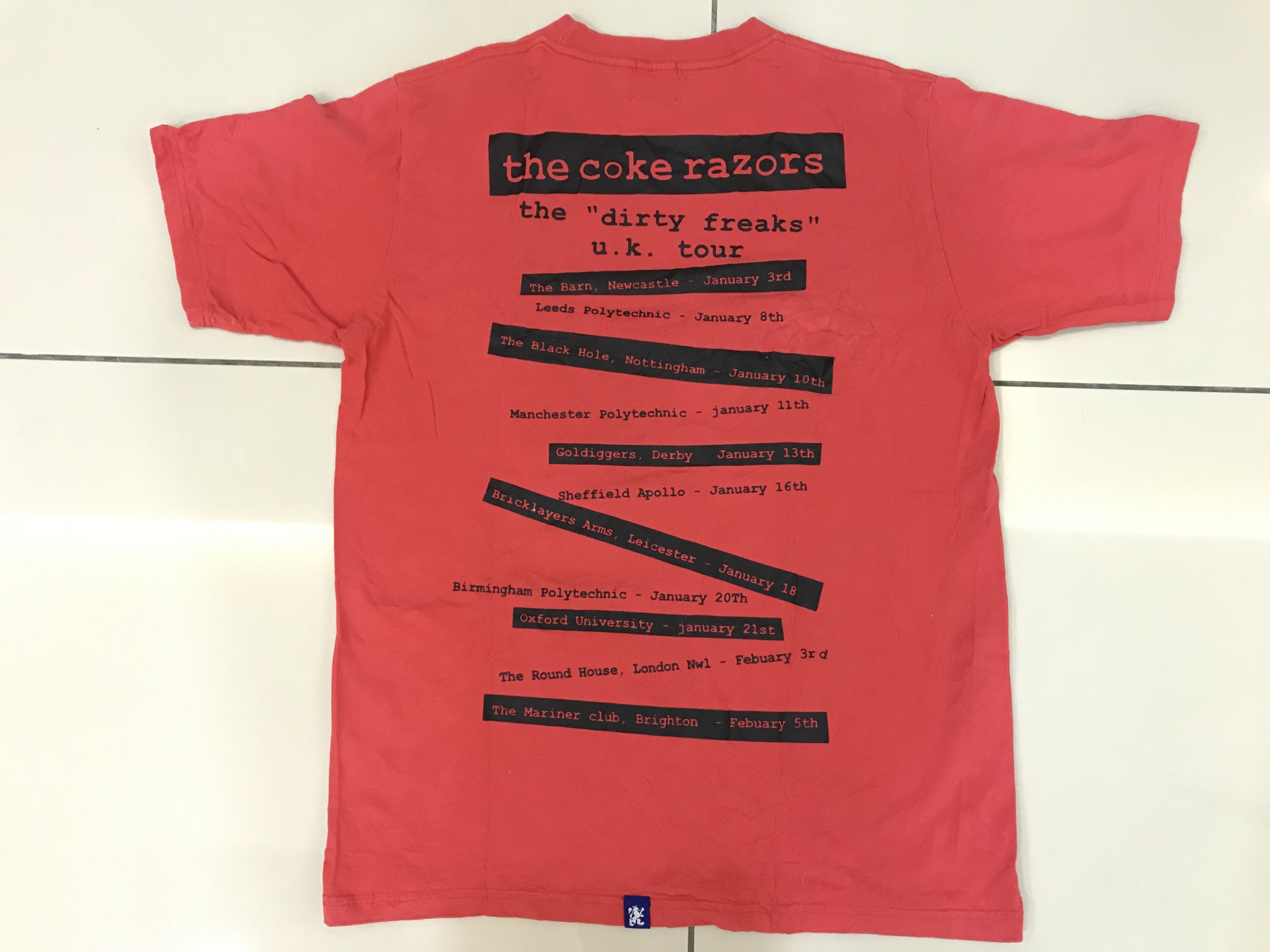 Band Tees × Paul Smith × R.Newbold THE COKE RAZOR DIRTY FREAKS UK TOUR Size US M / EU 48-50 / 2 - 4 Thumbnail