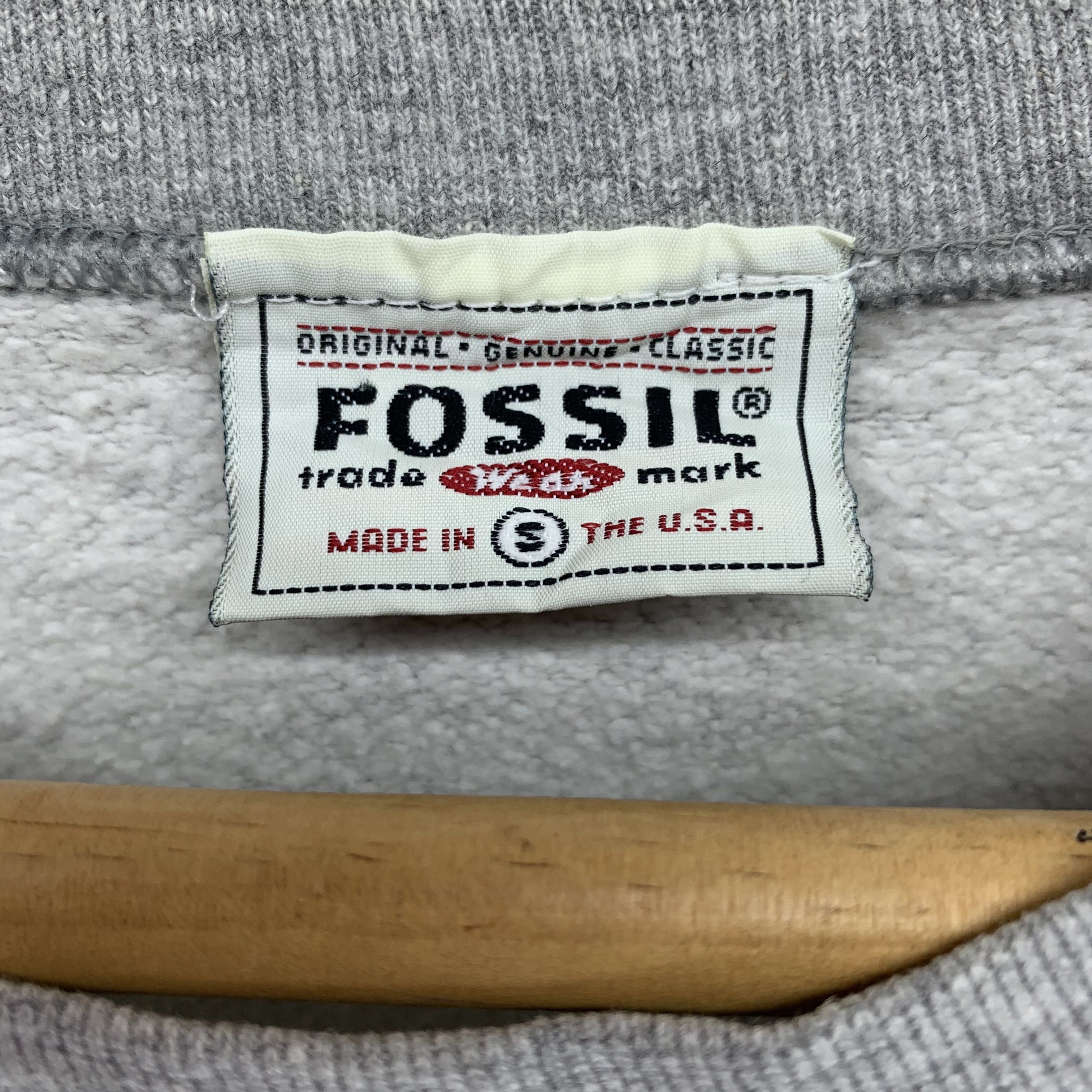 Fossil Vintage Fossil Big Logo Sweatshirt #3193-51 Size US S / EU 44-46 / 1 - 8 Thumbnail