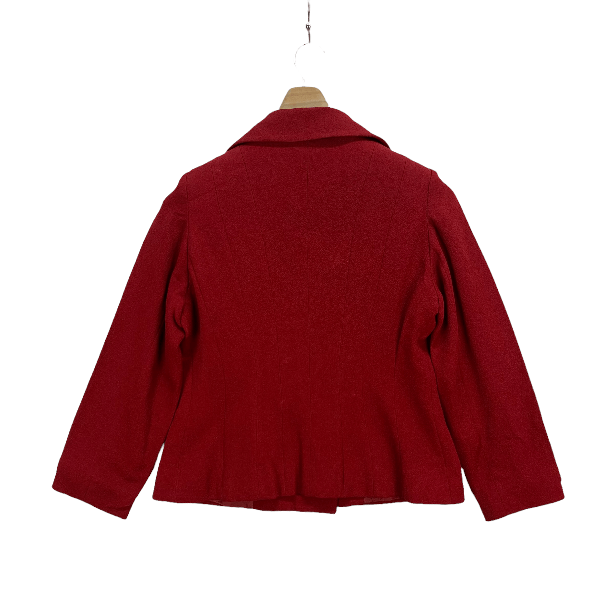 Japanese Brand Moschino Cheap and Chic Red Double Breasted Coat #3952-137 Size S / US 4 / IT 40 - 10 Thumbnail
