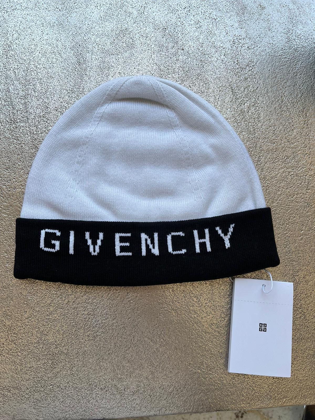 Givenchy Beanie Hat in White Color Size ONE SIZE - 1 Thumbnail