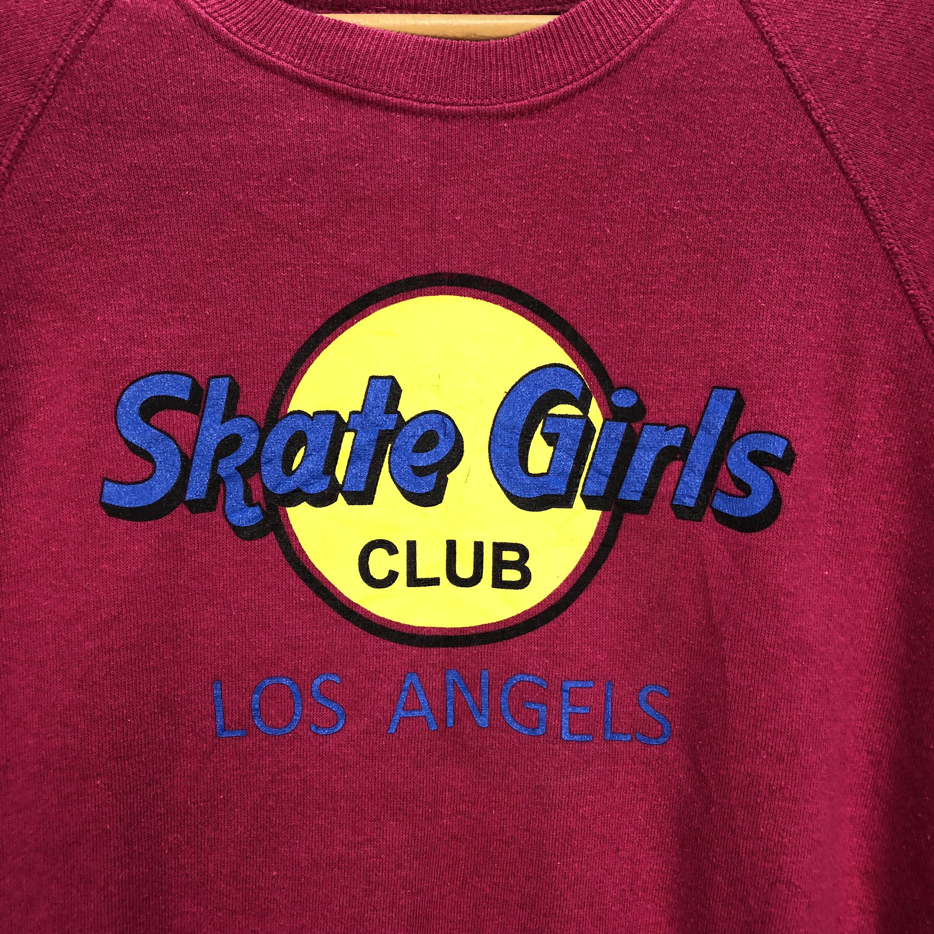 Lee VINTAGE SKATE GIRL CLUB LA PINK SWEATSHIRTS #5250-181 Size US M / EU 48-50 / 2 - 3 Thumbnail