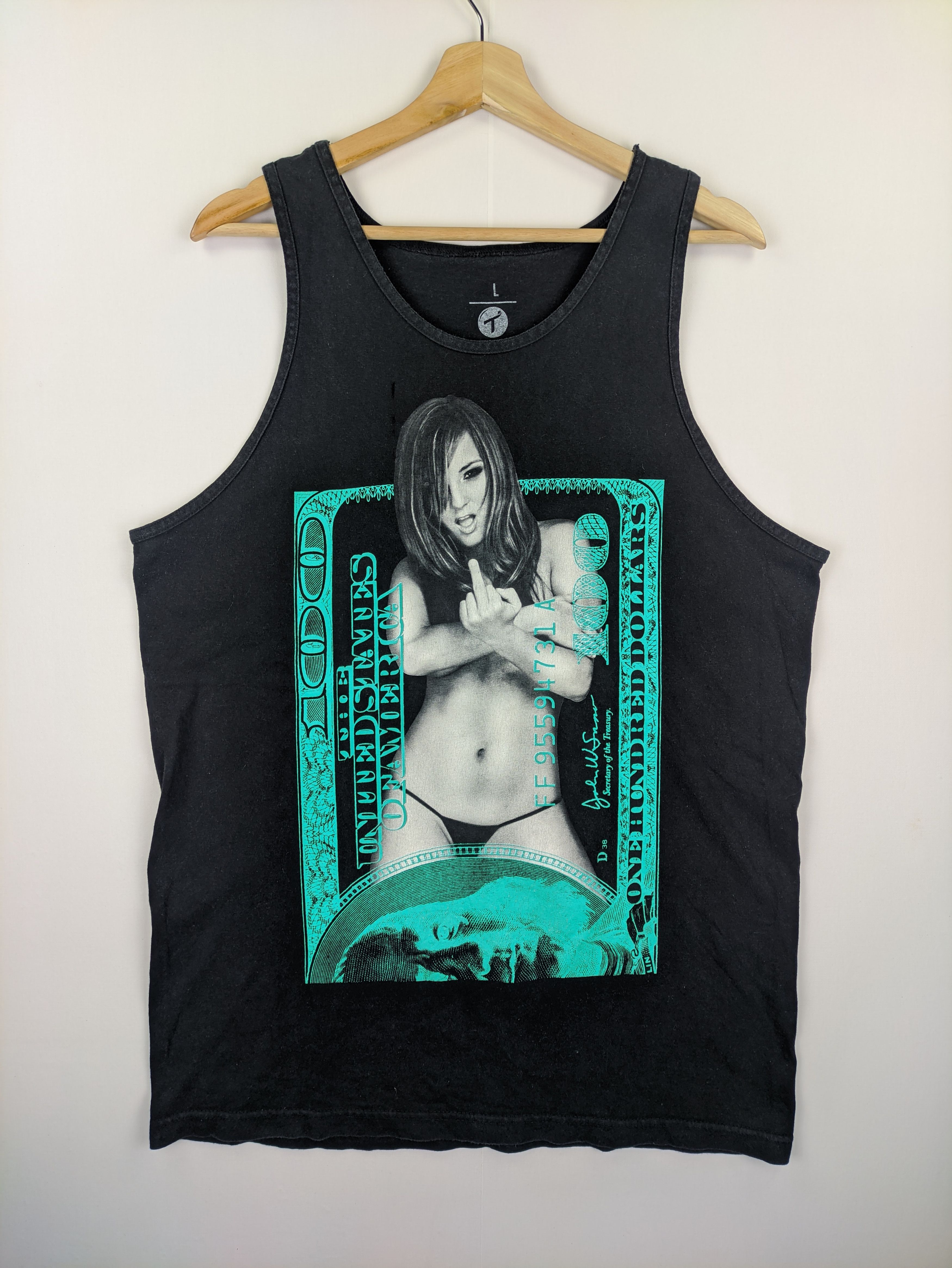 Japanese Brand Steals🔥Tank Top Sexy Fuck Bitches Get Money Size US L / EU 52-54 / 3 - 1 Thumbnail