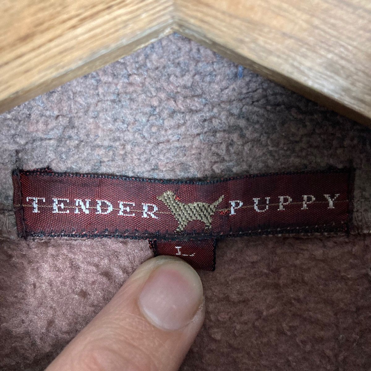 Vintage Vintage Tender Puppy Quarter Zip Pullover Jumper Sherpa Size US L / EU 52-54 / 3 - 6 Thumbnail