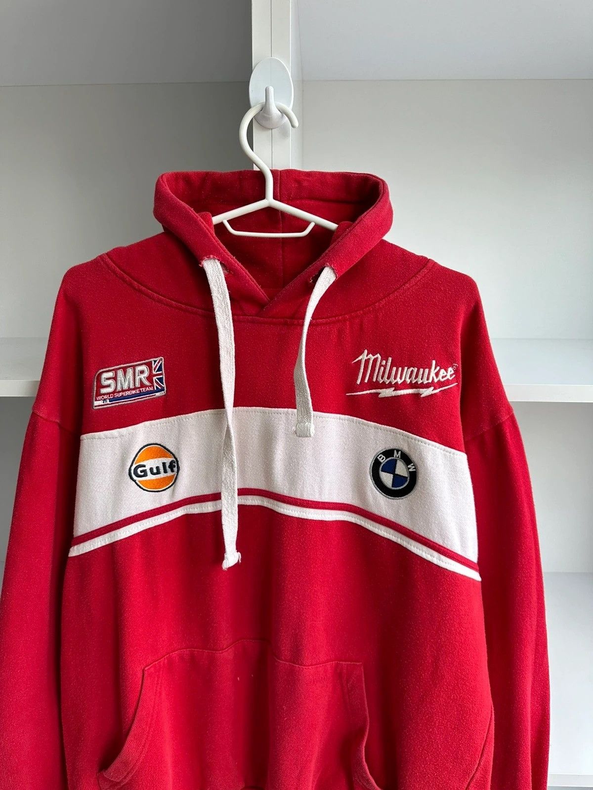 BMW Vintage BMW Milwaukee Gulf Racing Hoodie Size US L / EU 52-54 / 3 - 2 Thumbnail