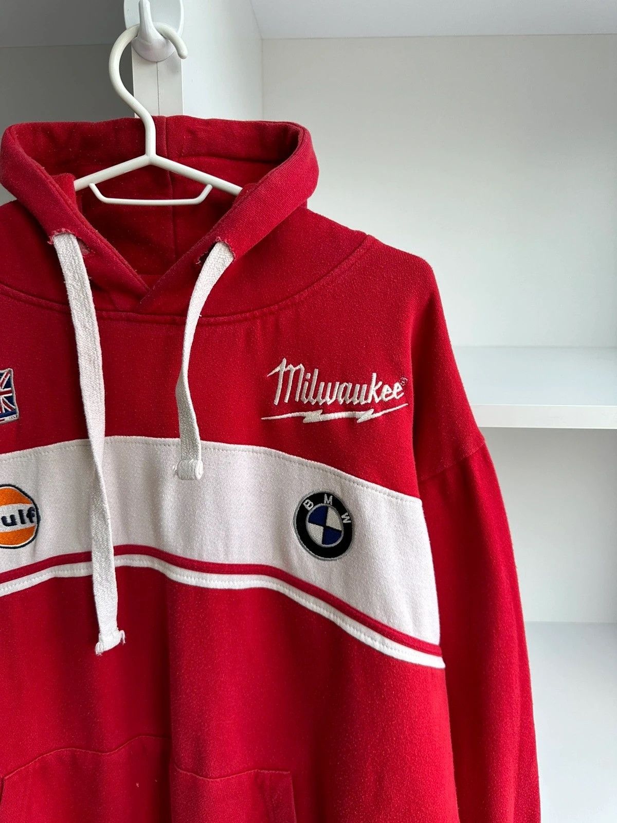 BMW Vintage BMW Milwaukee Gulf Racing Hoodie Size US L / EU 52-54 / 3 - 3 Thumbnail