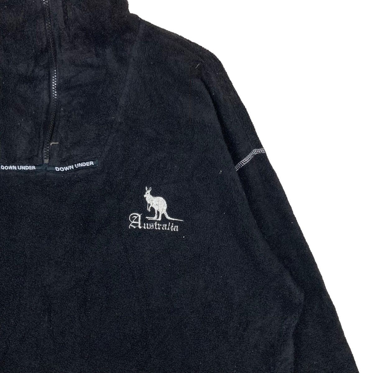 Vintage Vintage Down Under KENDONE Quarter Zip Pullover Jumper Size US XL / EU 56 / 4 - 3 Thumbnail