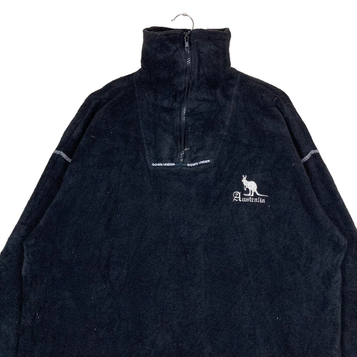 Vintage Vintage Down Under KENDONE Quarter Zip Pullover Jumper Size US XL / EU 56 / 4 - 2 Thumbnail