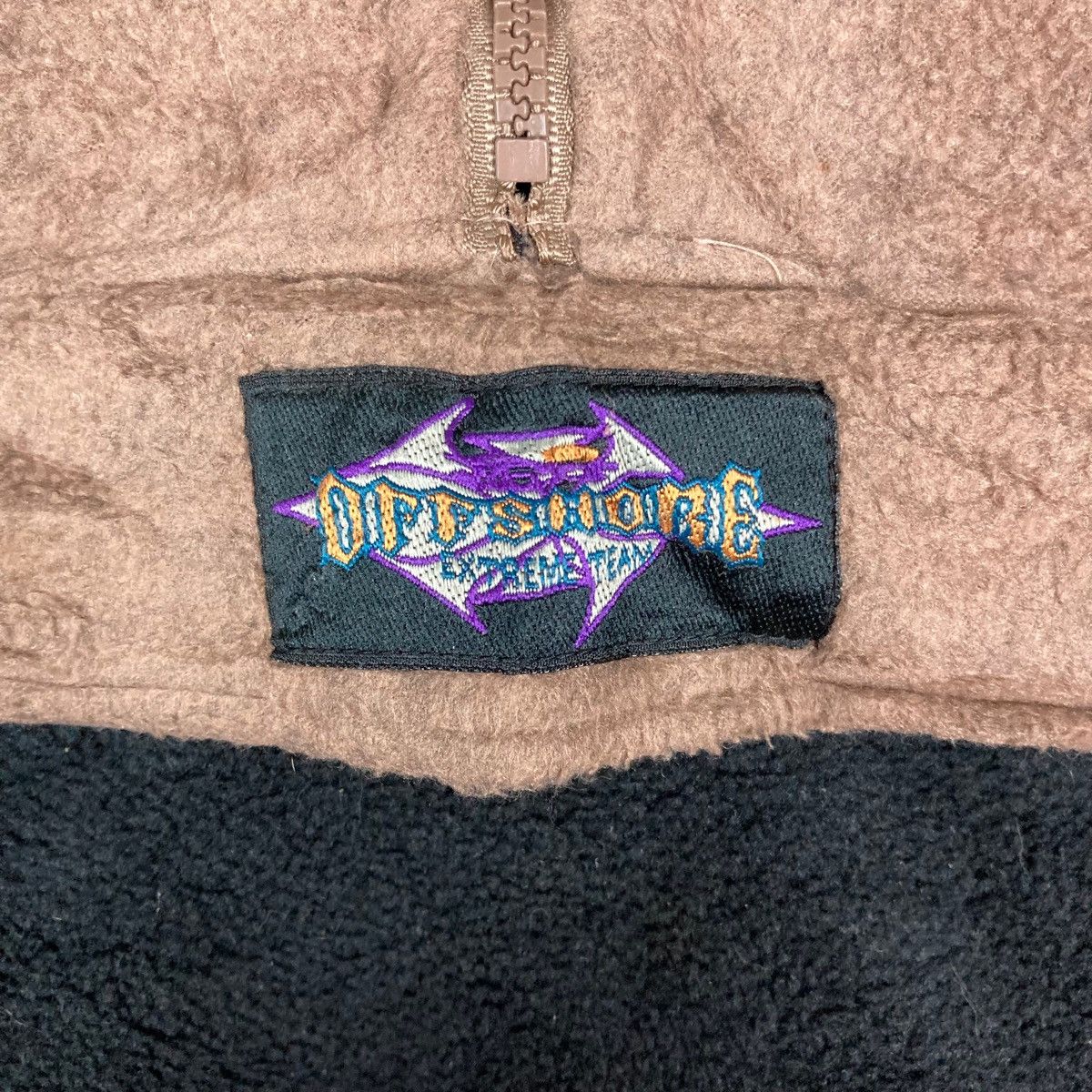 Vintage Vintage Off Shore Two Tone Quarter Zip Pullover Jumper Sherp Size US M / EU 48-50 / 2 - 4 Thumbnail