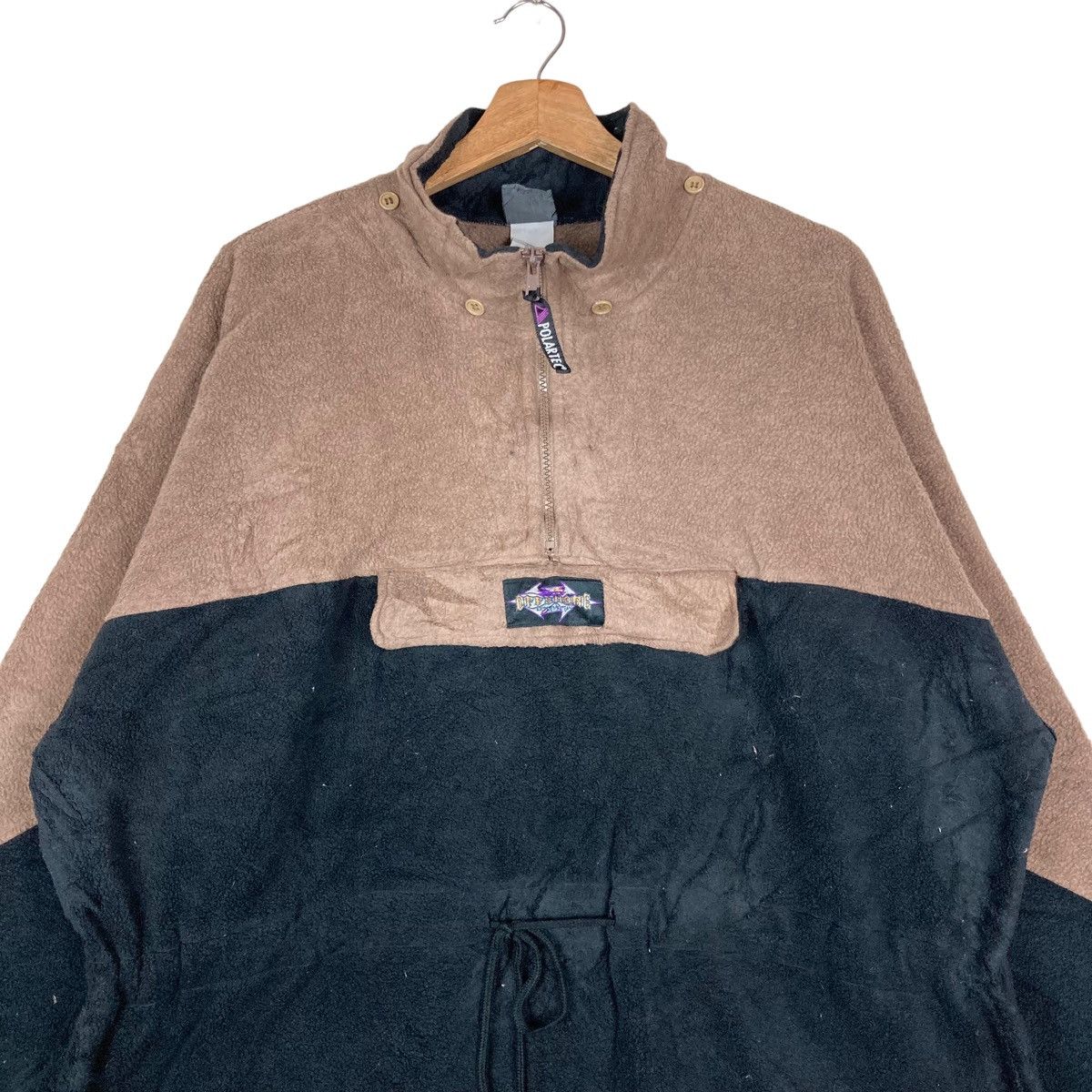 Vintage Vintage Off Shore Two Tone Quarter Zip Pullover Jumper Sherp Size US M / EU 48-50 / 2 - 2 Thumbnail