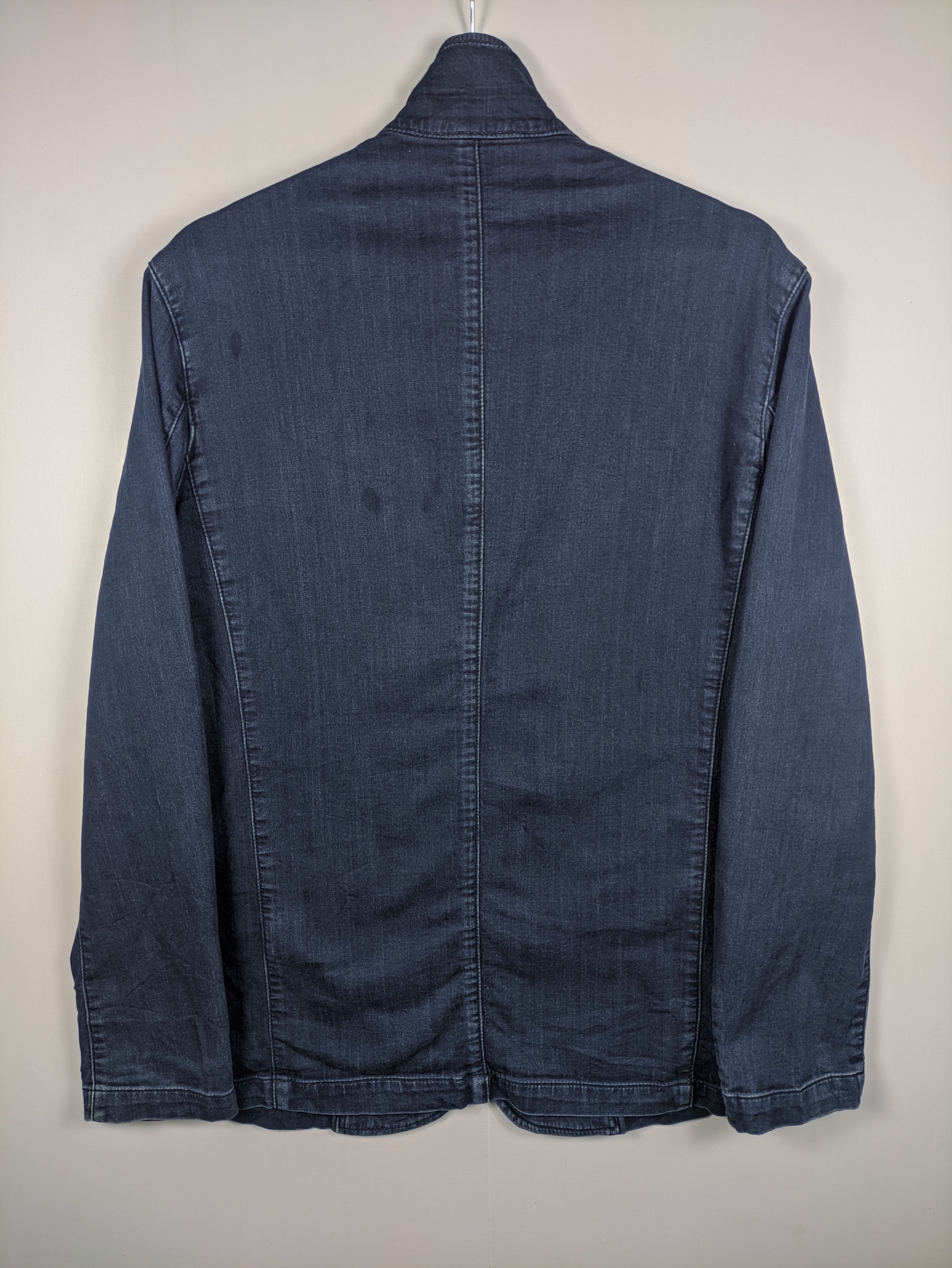 Japanese Brand Steals🔥Vintage Denim Coat Jacket by Navy Run Size US M / EU 48-50 / 2 - 2 Thumbnail