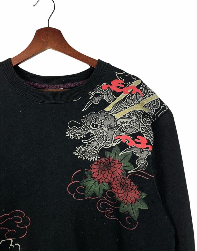 Vintage Japanese Dragon Big Logo Sweatshirt Size US L / EU 52-54 / 3 - 3 Thumbnail