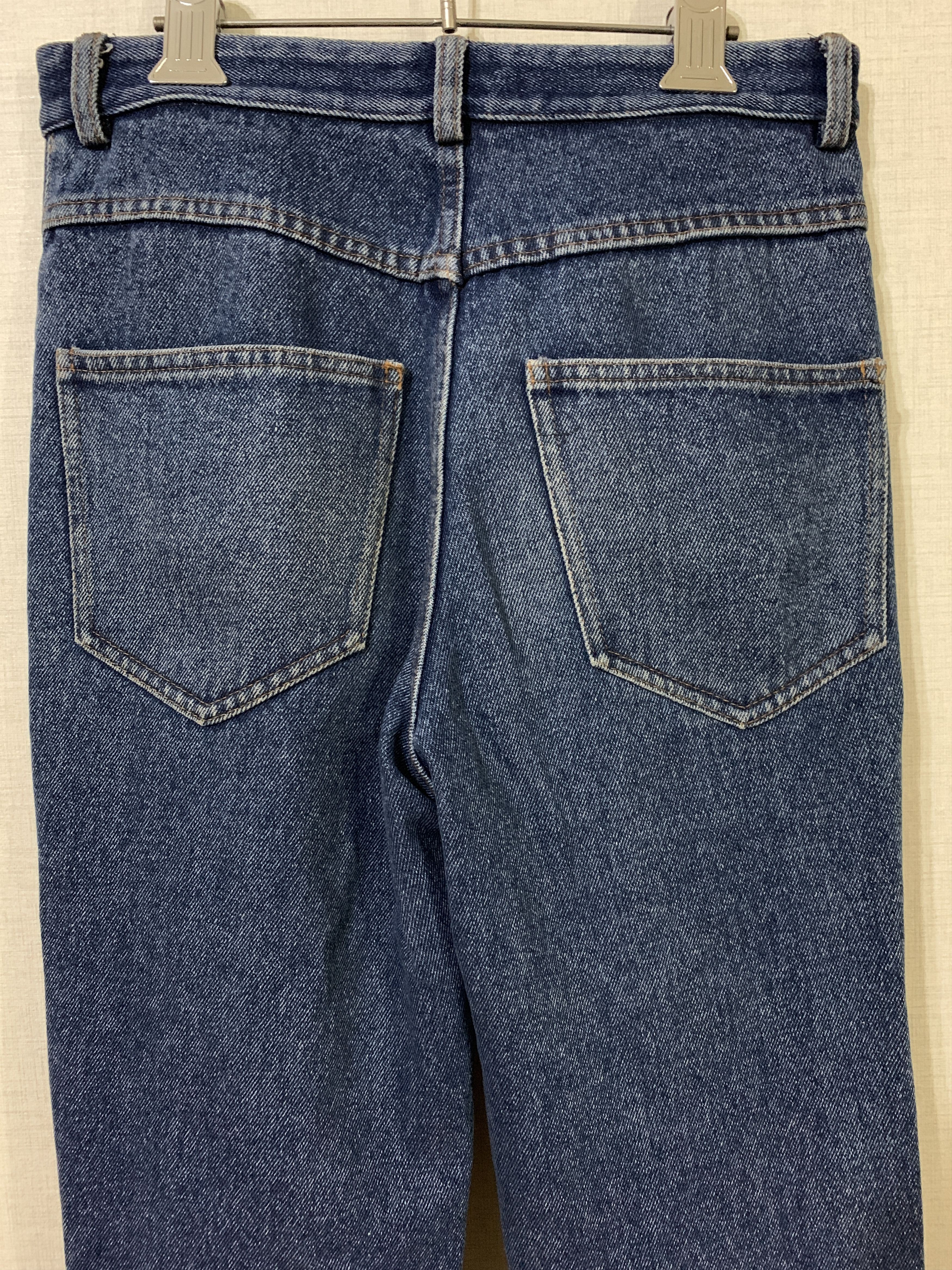 Y/Project Ruffle Blue Washed Denim Jeans Size US 28 / EU 44 - 6 Thumbnail