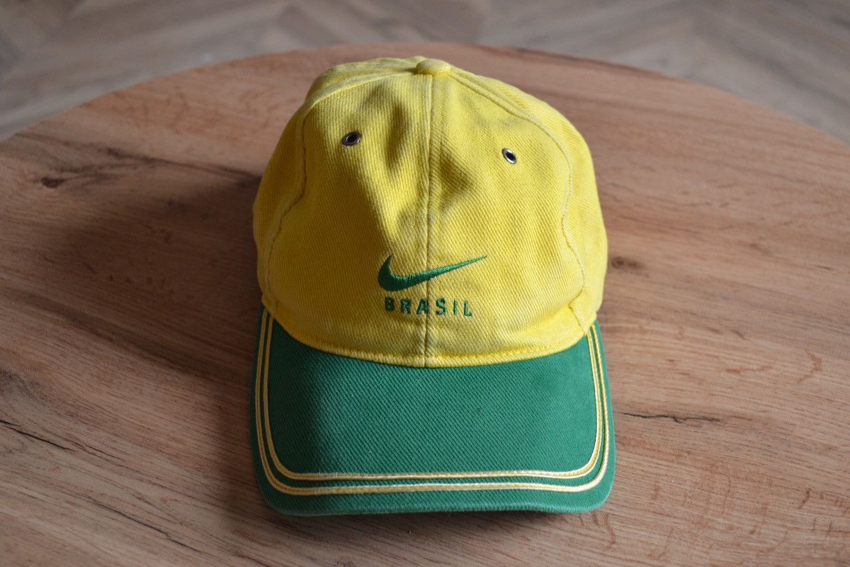 Brazil Football Nike Vintage Cap Soccer Retro