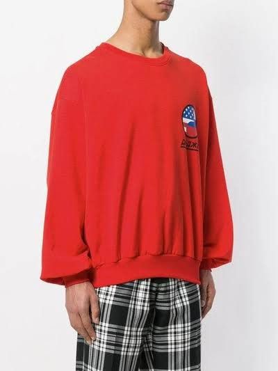 Gosha Rubchinskiy Gosha Rubchinskiy DJ Crewneck Red Sweatshirt Size US L / EU 52-54 / 3 - 2 Thumbnail
