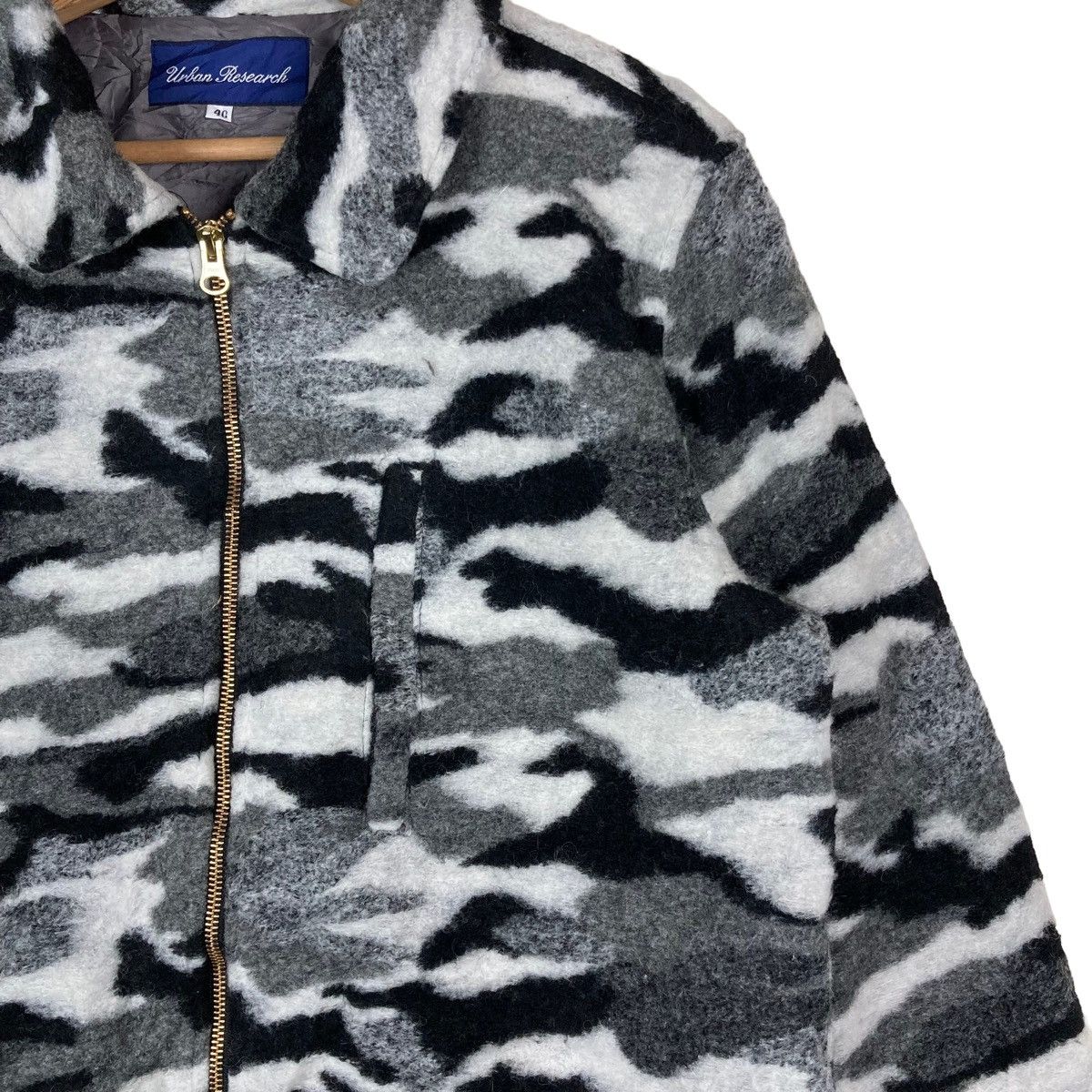 URBAN RESEARCH DOORS Japanese Brand Urban Research Camouflage Full Zipper Jacket Size US M / EU 48-50 / 2 - 3 Thumbnail