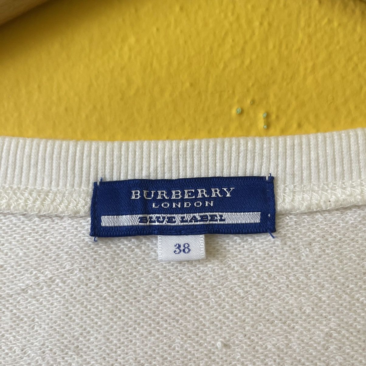 Burberry × Vintage Vintage Burberry Big Logo Crewneck Sweatshirt Size XS Size S / US 4 / IT 40 - 7 Thumbnail