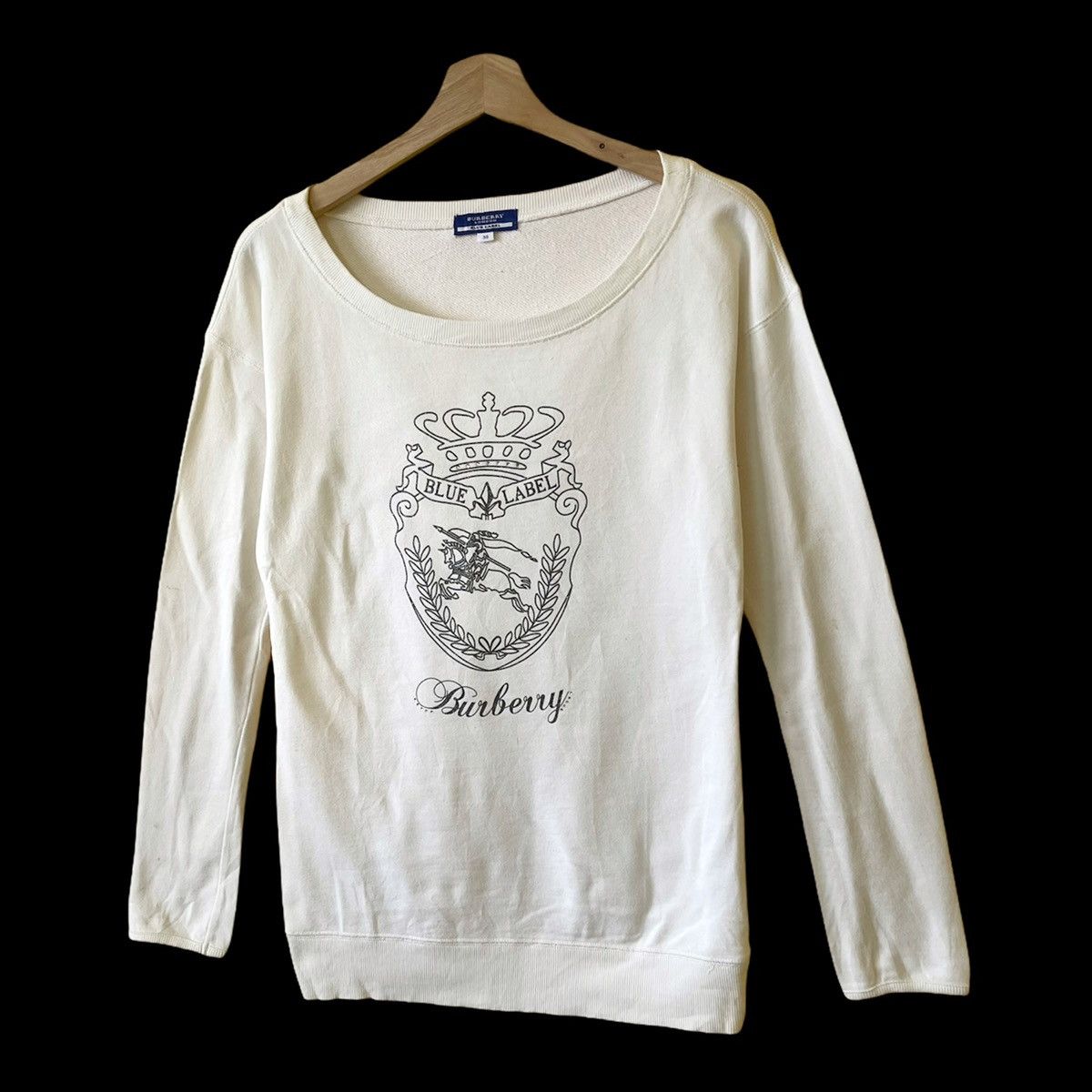 Burberry × Vintage Vintage Burberry Big Logo Crewneck Sweatshirt Size XS Size S / US 4 / IT 40 - 3 Thumbnail