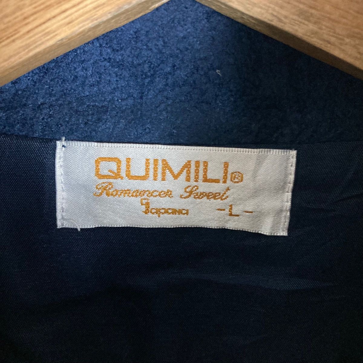 Vintage Vintage Quimili Spell Out Quarter Zip Pullover Jumper Sherpa Size US L / EU 52-54 / 3 - 6 Thumbnail