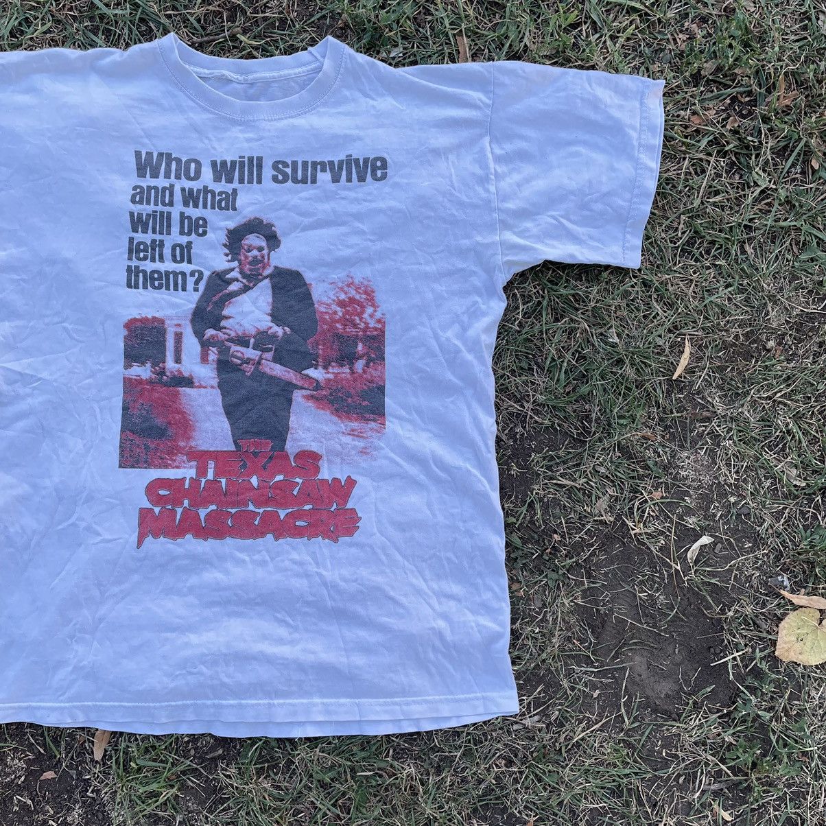 Band Tees Vintage Y2K Texas ChainSaw Dead Face Band Rock Streetwear Size US M / EU 48-50 / 2 - 2 Thumbnail
