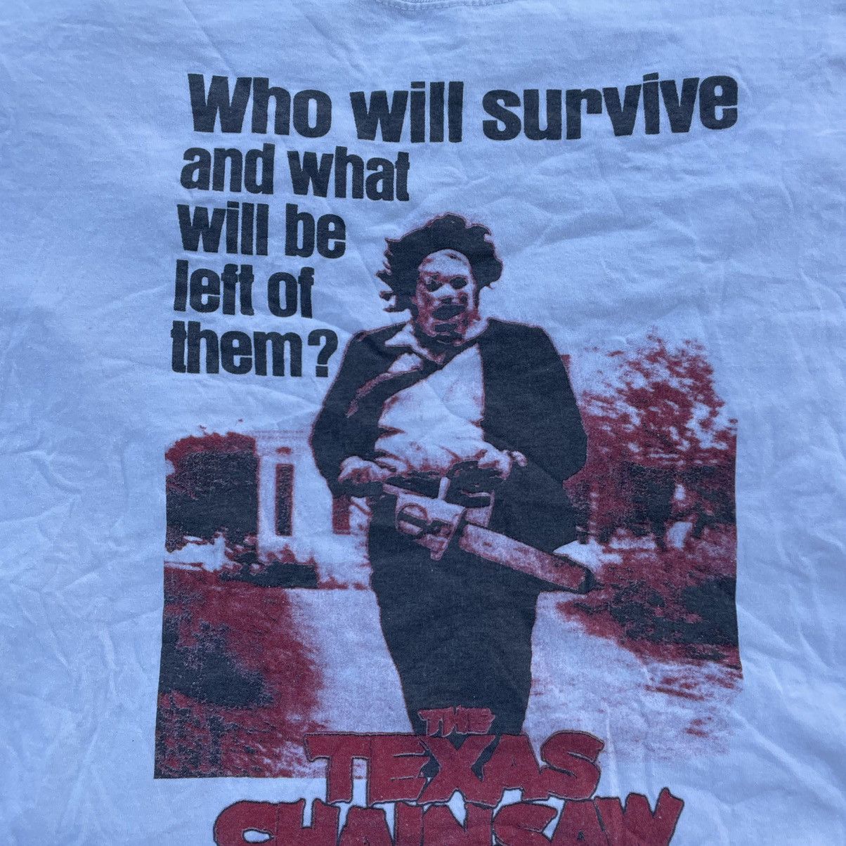 Band Tees Vintage Y2K Texas ChainSaw Dead Face Band Rock Streetwear Size US M / EU 48-50 / 2 - 5 Thumbnail