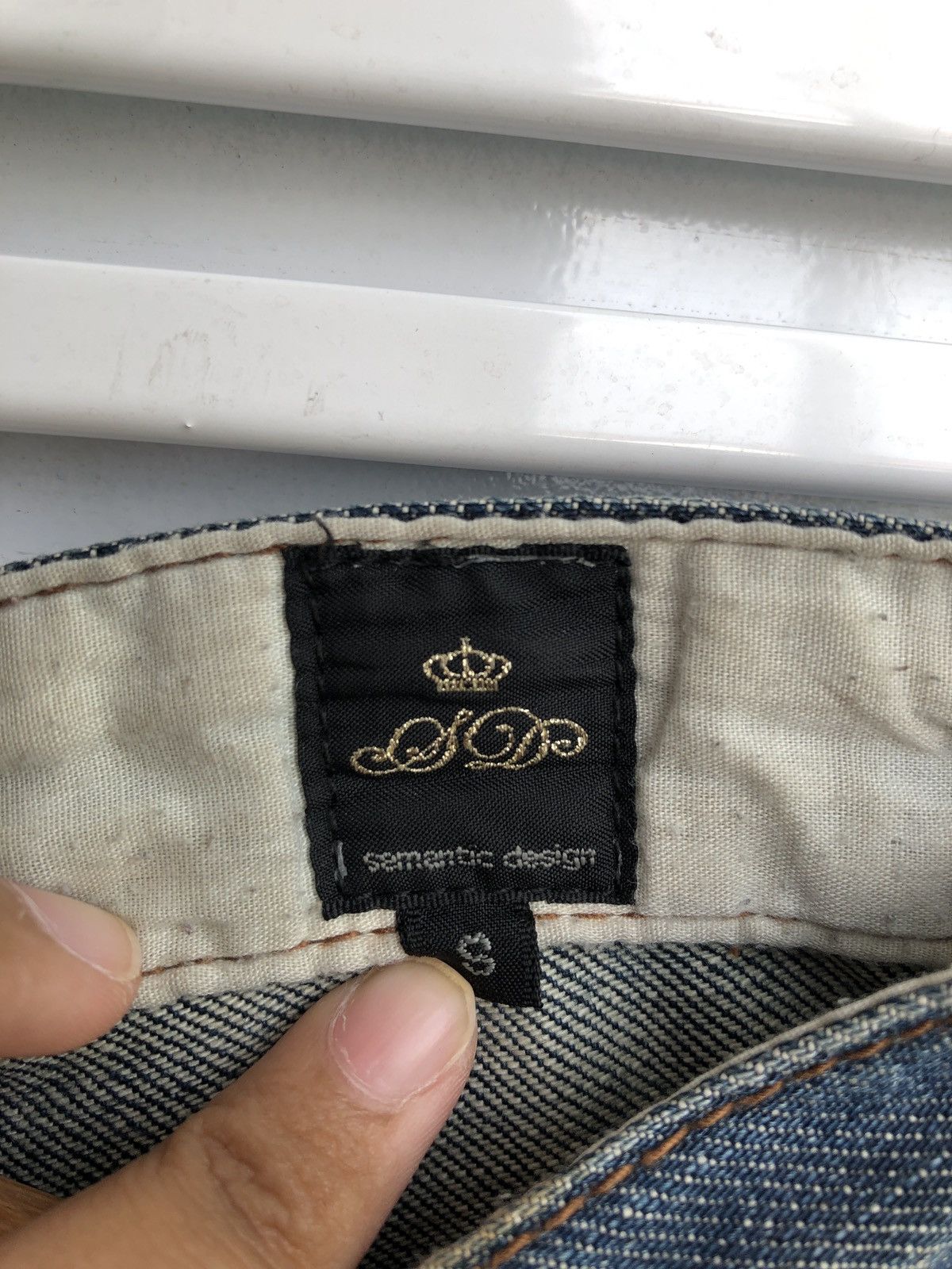 semanticdesign Vintage Semantic Design Denim /HystericKapital Size US 30 / EU 46 - 9 Thumbnail