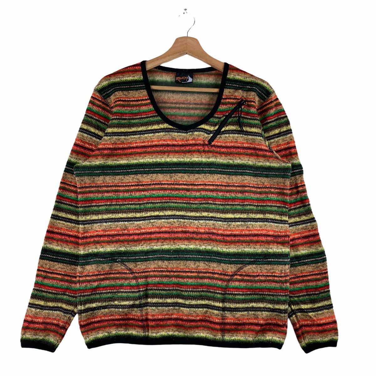 Vintage Vintage SWEATSHIRT ROKX pullover jumper Size US L / EU 52-54 / 3 - 1 Thumbnail