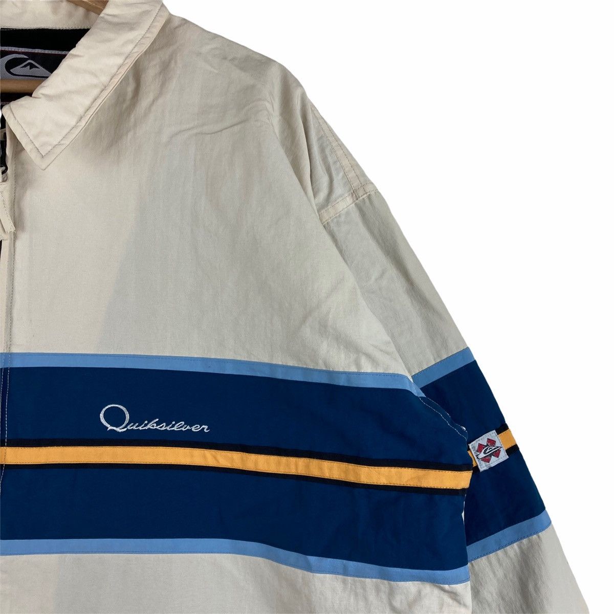 Quiksilver Vintage JACKET QUIKSILVER zip up pullover jumper Size US L / EU 52-54 / 3 - 3 Thumbnail