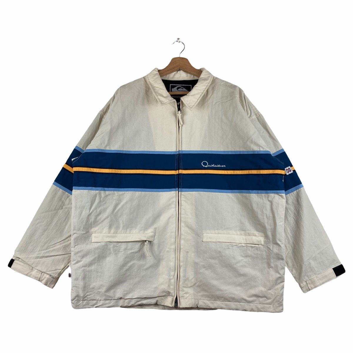 Quiksilver Vintage JACKET QUIKSILVER zip up pullover jumper Size US L / EU 52-54 / 3 - 1 Thumbnail