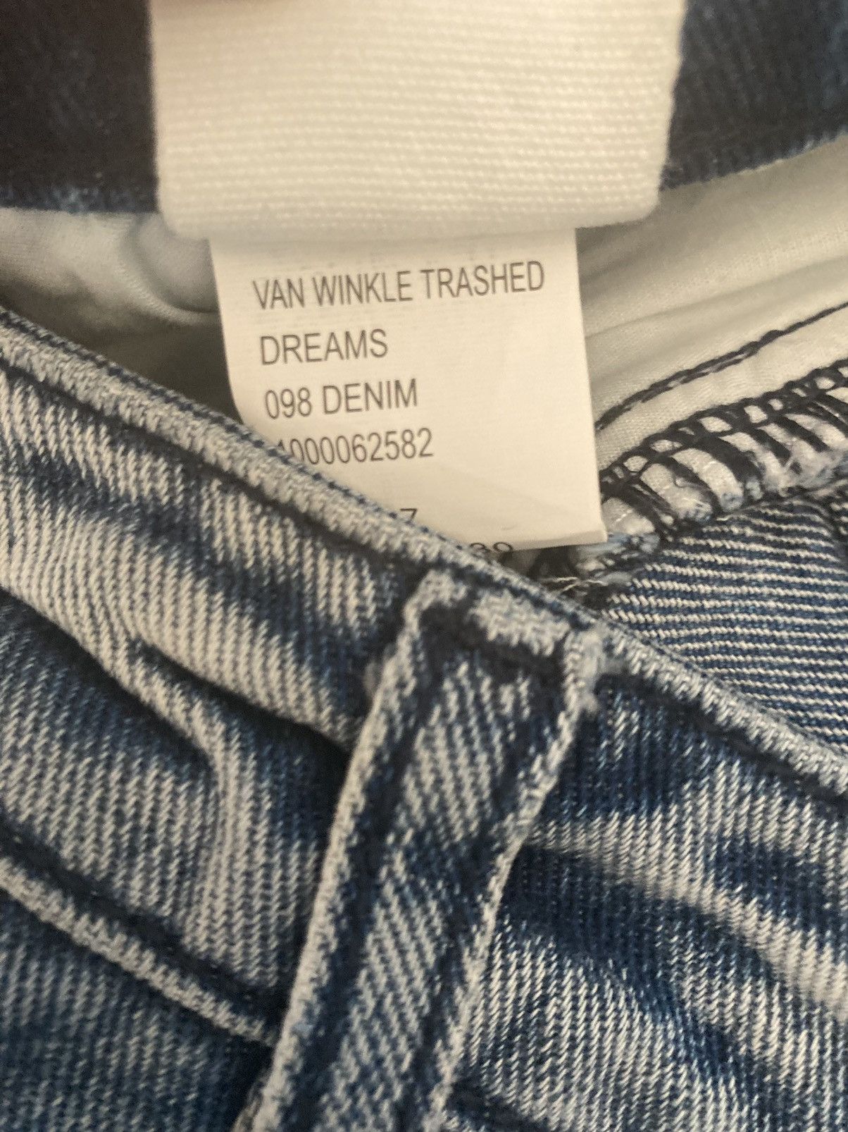 Ksubi Van Winkle Trashed Dreams Ripped Skinny Jeans Size US 34 / EU 50 - 10 Thumbnail